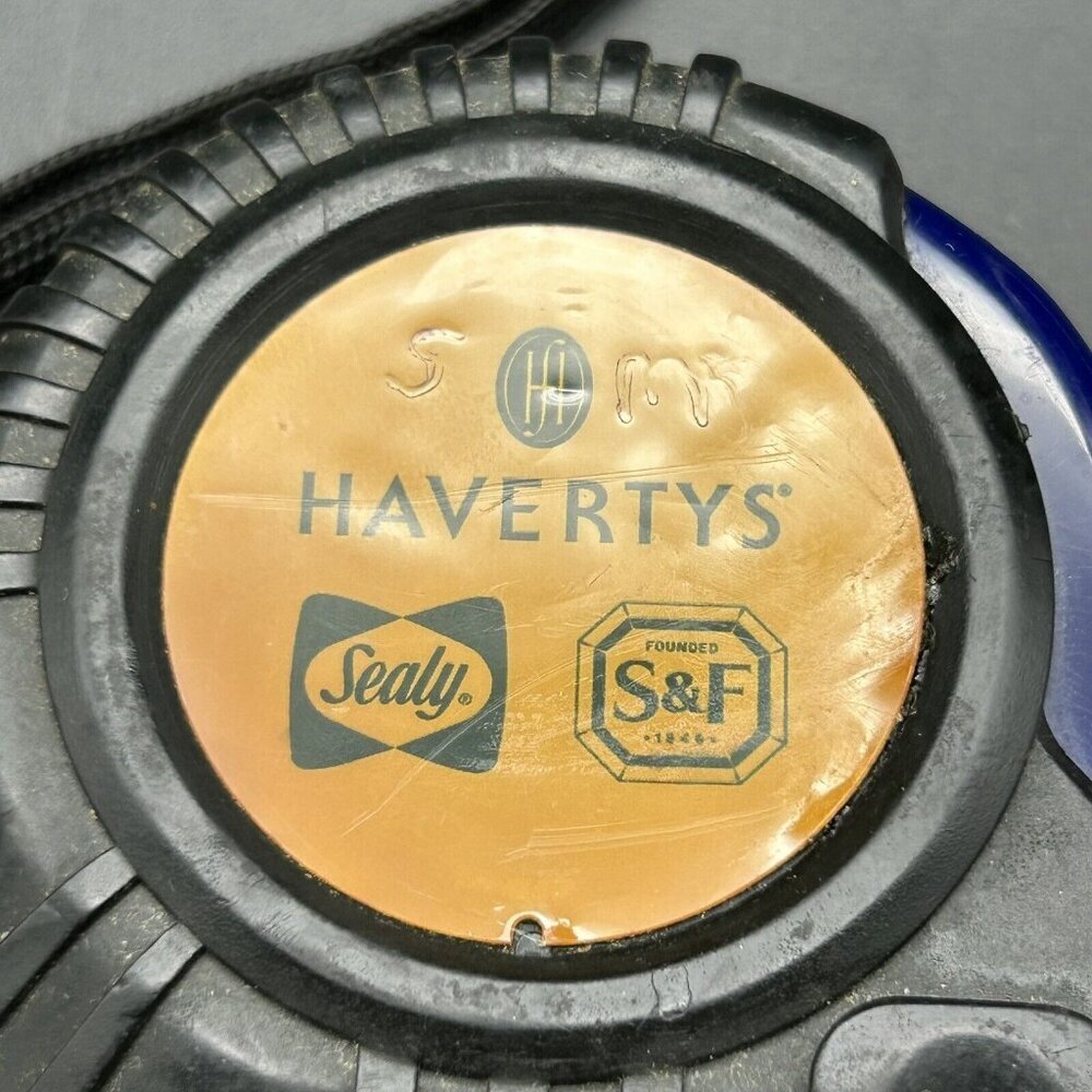 Vintage Advertising Havertys Sealy Tape Measure 16ft Locks Belt Pocket Clip - Picture 2 of 7